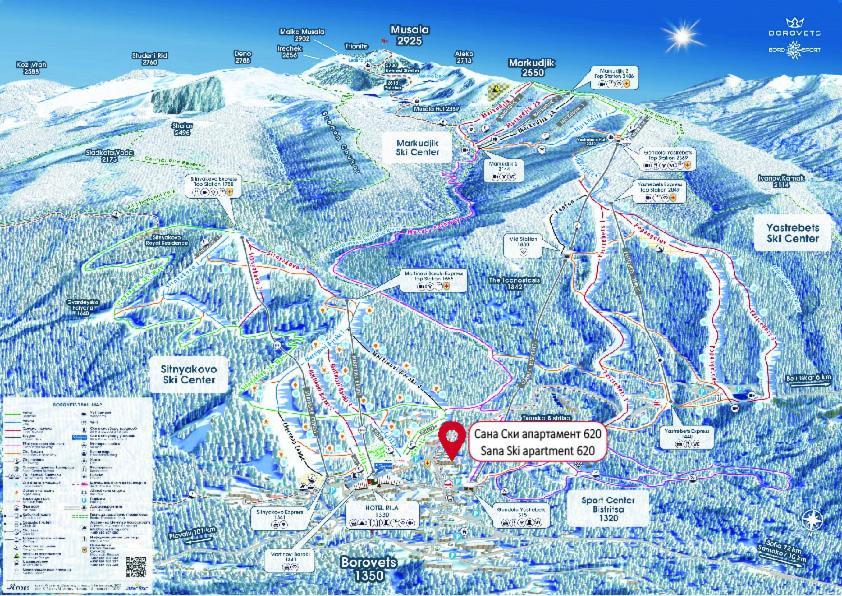 Sana Ski Apartment 620 In Flora, Borovets Exterior photo